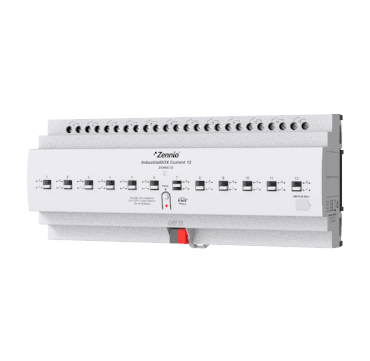 INDUSTRIALBOX 2/4/8/12 – AKTOR ZAŁĄCZAJĄCY KNX SECURE 20 A (200 µF C-LOAD), NA SZYNĘ DIN (WARIANTY "CURRENT" Z POMIAREM ENERGII)