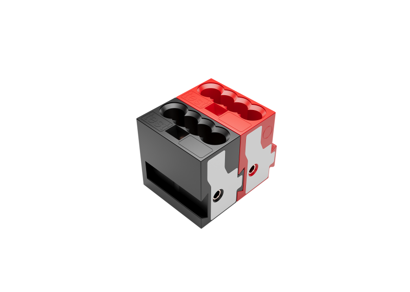 KNX Bus connector. WAGO 243-211 Red-Grey