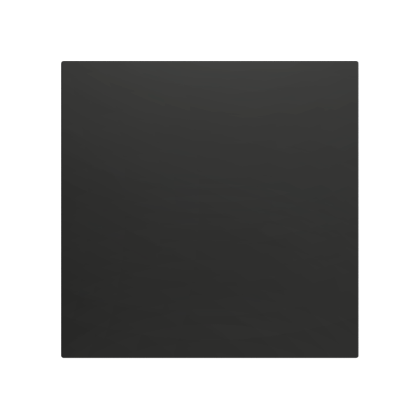 ZS70. Blind cover 70x70 mm - Anthracite. Metallic plate (8300035) is needed but not included