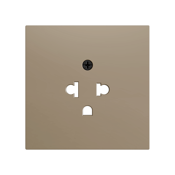 ZS70. Euro-American socket cover 70X70 mm - Champagne