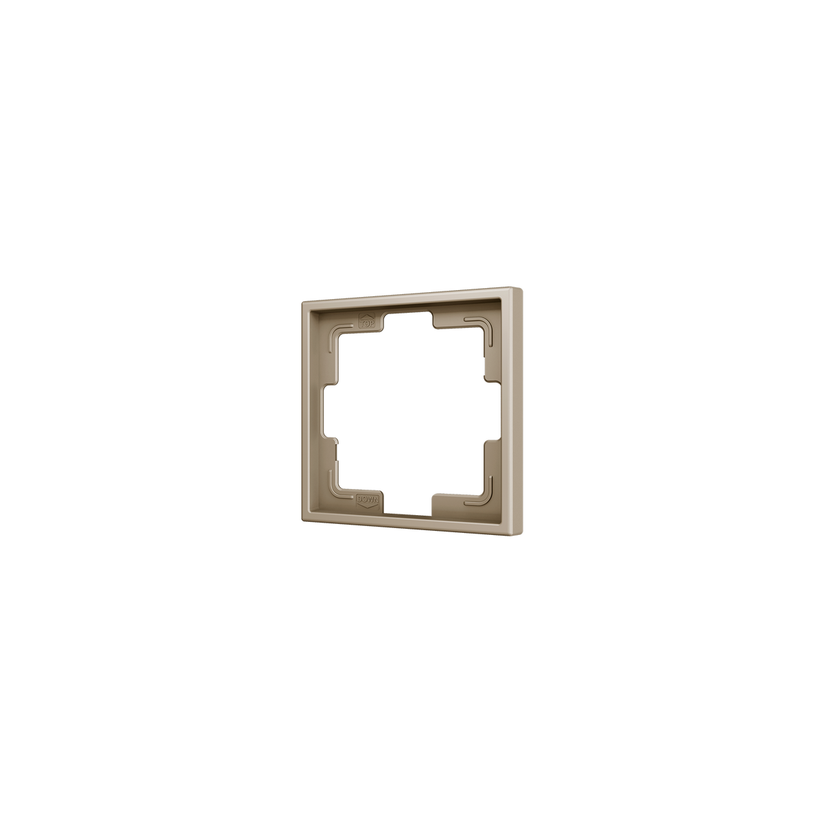 ZS70. 1-gang Frame - Champagne