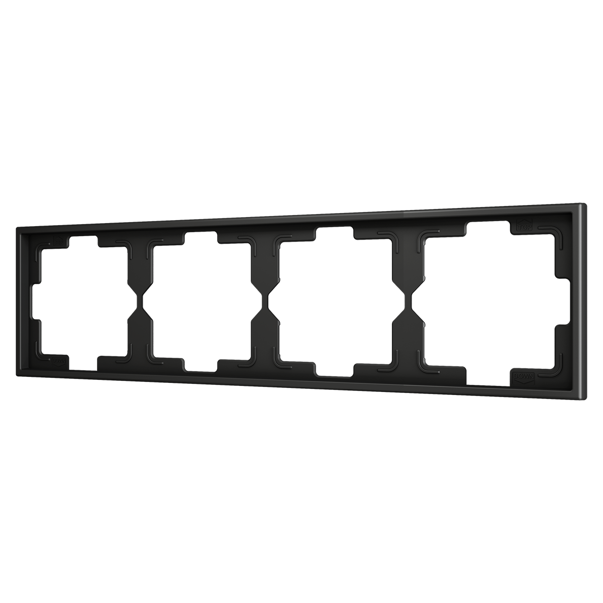 ZS70. 4-gang Frame - Anthracite