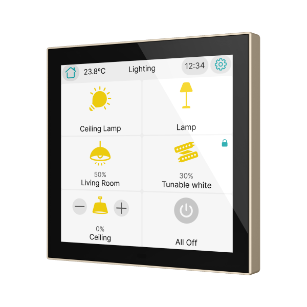 CX40. PANEL DOTYKOWY POJEMNOŚCIOWY KNX 4"