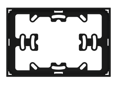 ADAPTER X1 DO PŁYTKI PROSTOKĄT. NF CZARNY 1 SZT.