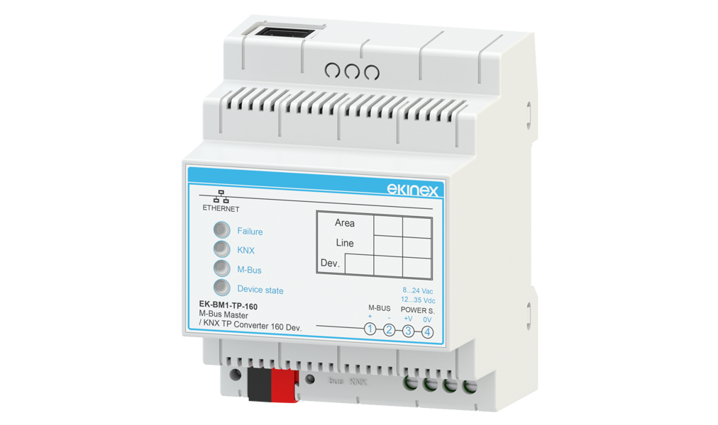 BRAMKA MBUS MASTER KNX TP 160 URZĄDZ.