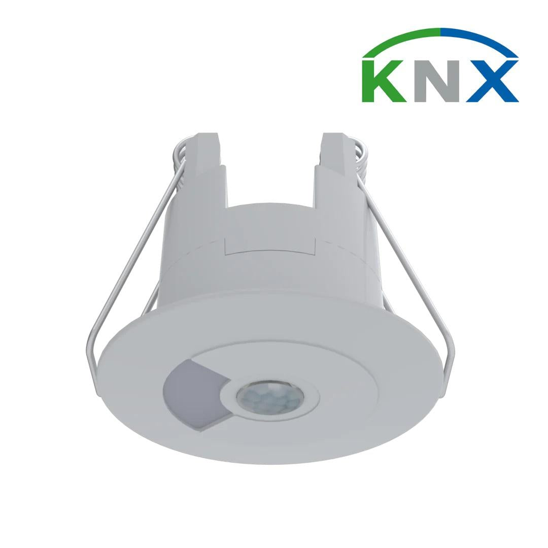 CZUJNIK RUCHU 360 BIAŁY - KNX 4 BLOKI FUNKCYJNE, CONSTANT LIGHT CONTROL, TIMEOUT 1S, ZASIĘG 5,6X6,6M, IP20