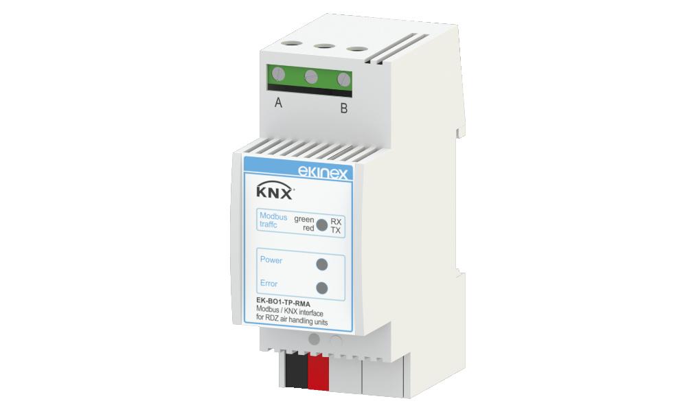 INTERFEJS MODBUS/KNX DLA CENTRALI WENTYLAC. RDZ