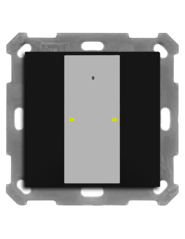 KNX RF+ PRZYCISK Z AKTOREM (2, 4, 6, 8-KROTNY) (BIAŁY POŁYSK/CZARNY MAT)