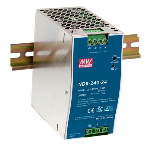 ZASILACZ NA SZYNĘ NDR-240