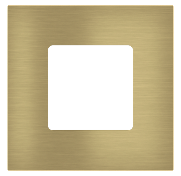 PŁYTKA POD CZUJNIK RUCHU METAL (EK-SN2-TP) OKNO 50X50MM SURFACE BRASS