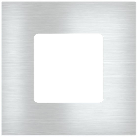 PŁYTKA POD CZUJNIK RUCHU METAL (EK-SN2-TP) OKNO 50X50MM SURFACE ALUMINIUM