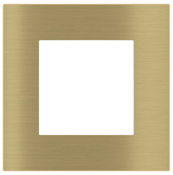 PŁYTKA X1 KWADR. METAL 55X55 SURFACE BRASS