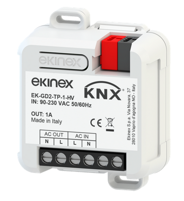 ŚCIEMNIACZ KNX 90-230V~50/60HZ 1-KANAŁOWY DOPUSZKOWY